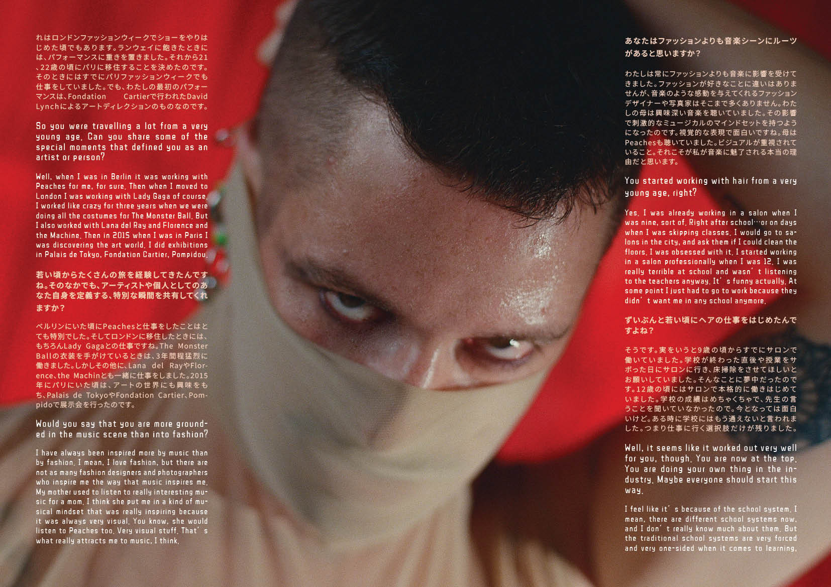 charlie le mindu fashion cover keyi magazine