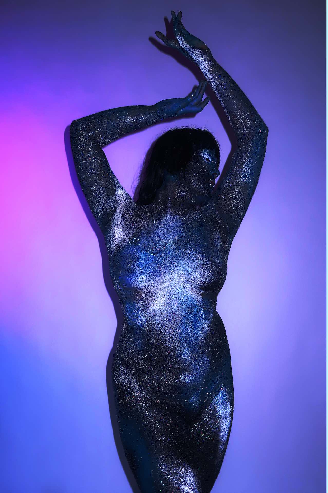 LUNA DORMANT art & beauty editorial by London based photographer Simran Kaur