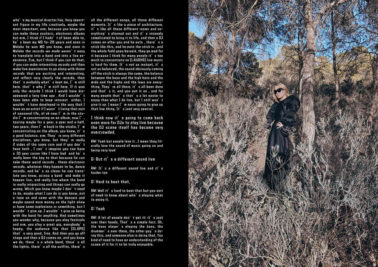 Roisin Murphy, the iconic Irish musician and producer photos by KEYI Studio and interview by Grzegorz Bacinski